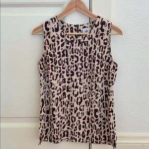 Like new Cabi leopard print dressy top